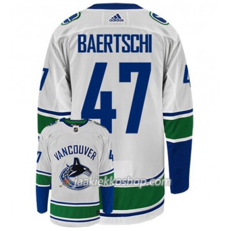 Miehille NHL Vancouver Canucks Pelipaita SVEN BAERTSCHI 47 Adidas Valkoinen Authentic